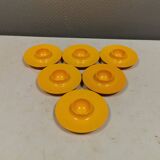 6 Rösti egg cups, Denmark, 1970s.