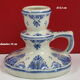 Delft earthenware candlestick
