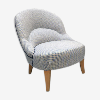 Fauteuil crapaud retapissé