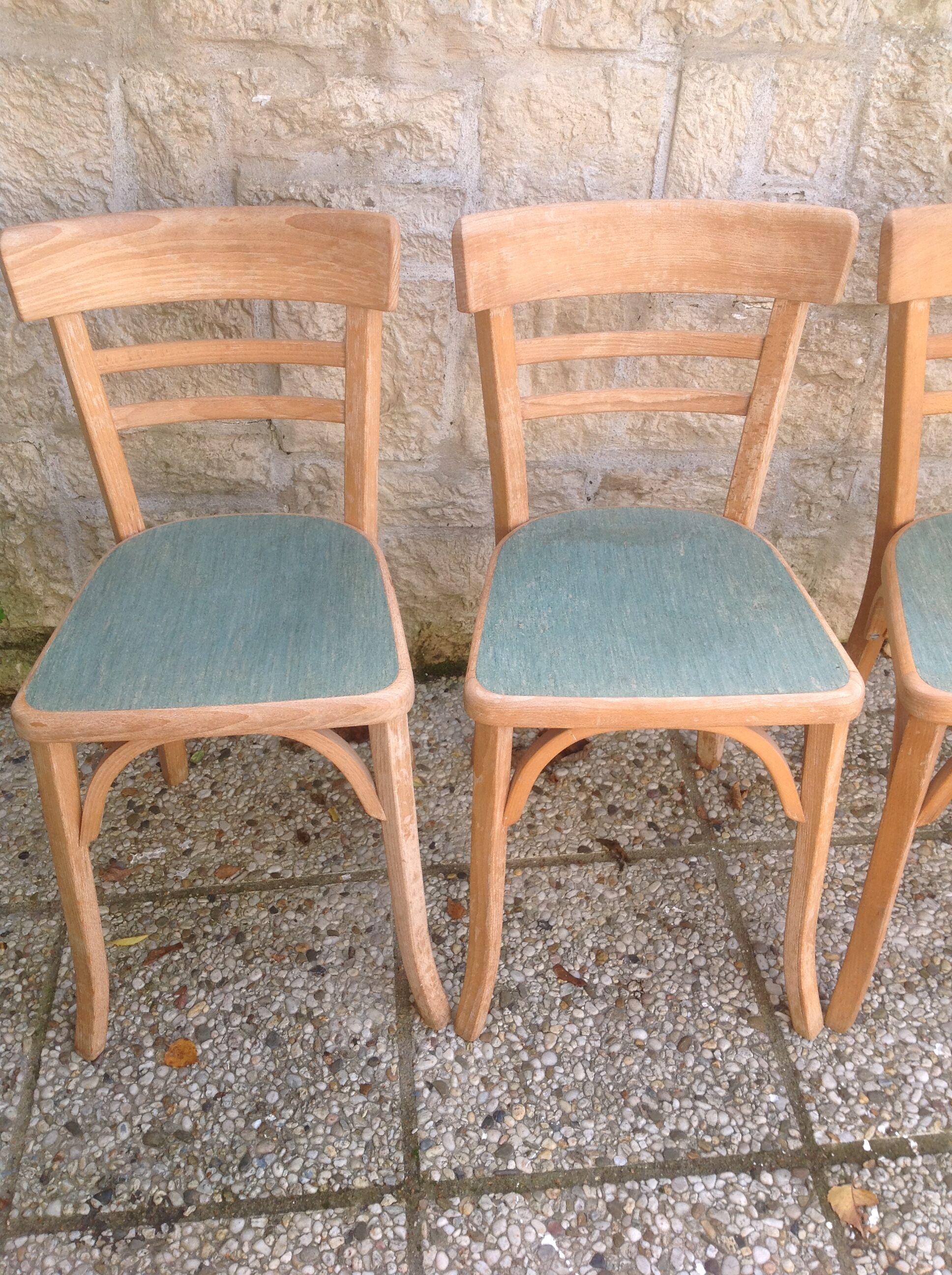 4 vintage Baumann bistro chairs