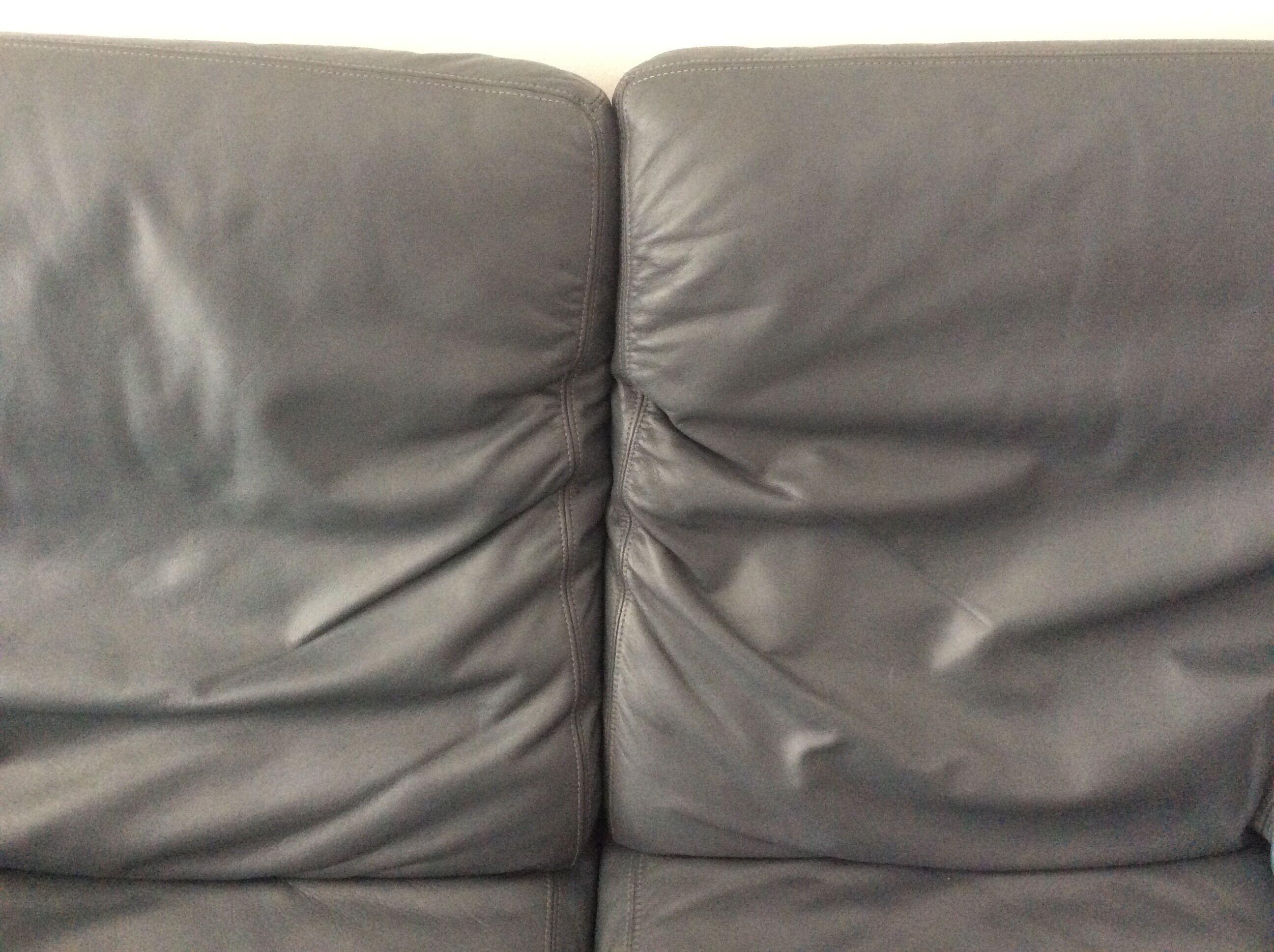 Cornelius de Durlet sofa in grey leather