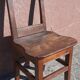 Lorraine chair in wood, 18th century.