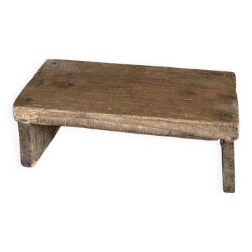 Tabouret d'appoint en teck upcyclé