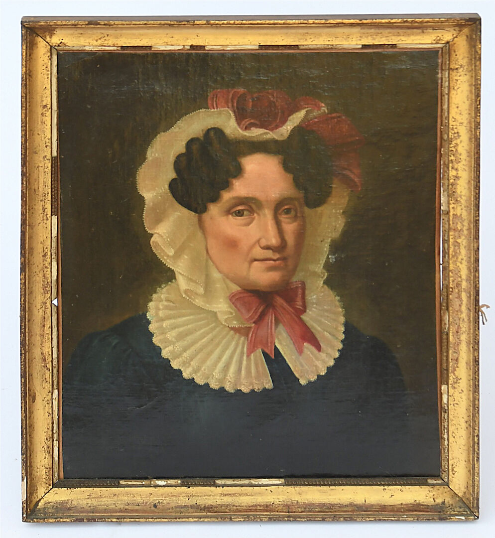 Oil on canvas Portrait of a woman