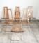 Set of 6 CH4 chairs by Edmond Vernassa, circa 1970.