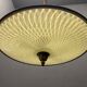 Vintage Bronze & Glass Light Pendant Light, 1950s