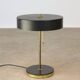 Mid-Century Black & Brass Table Lamp from Kamenický Šenov