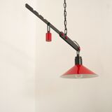 Danish suspension with balance counterweight