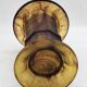 George Davidson Vintage Art Deco Amber Clouded Glass Vase