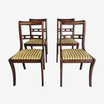 Lot de 4 chaises style anglais