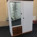 Vintage compass feet cabinet