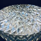 German wall lamp in crystal glass by Bur Leuchten, 1960s