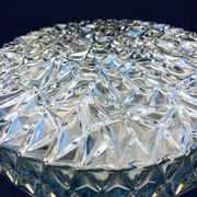 German Wall Lamp in Crystal Glass by Bur Leuchten, 1960s