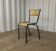 School chair 510 mullca gaston cavaillon industrial vintage