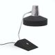 Table lamp in chrome metal and painted black by Seminara, 1960s.