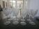 8 large glasses in Saint-Louis crystal – clear crystal