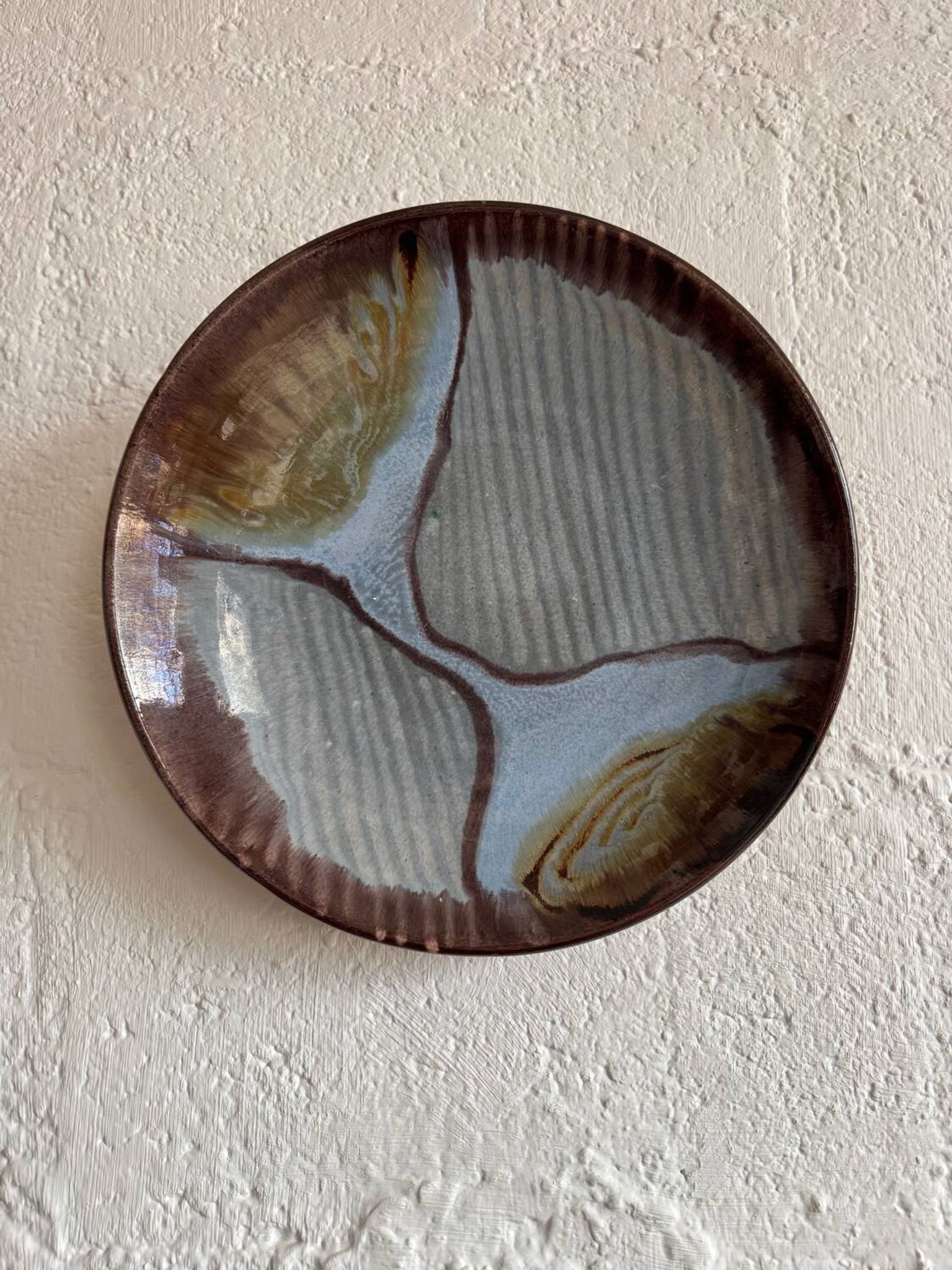 Assiette murale Kamionka Lysa Gora années 60