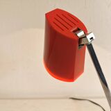 Danish Nordic Solar table or wall lamp in original red color