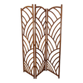 Bamboo and rattan screen