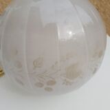 Oil lamp in porcelain and bronze XIX th