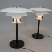Set of two table lamps by Jorgen Buchwald for Laterna Danica, 1970s