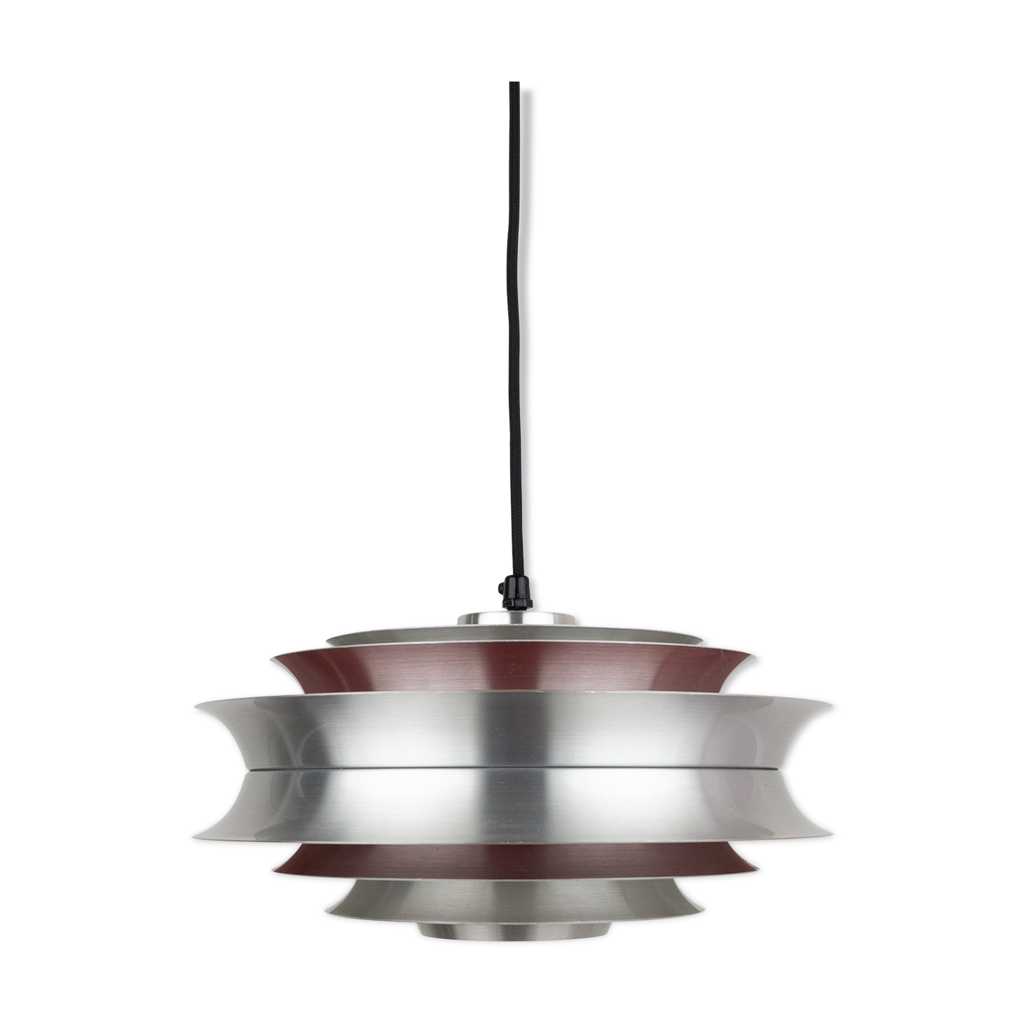 Swedish pendant lamp Trava by Carl Thore, Granhaga, Sweden, 1963