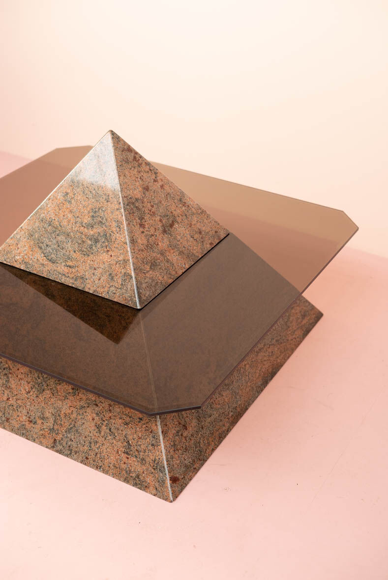 Coffee table in granite