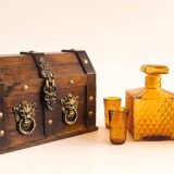 Cofre licorera francés Mid Century