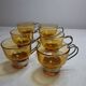 Amber glass espresso cups from the 1960s-70s. Italy