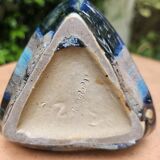 Small triangular vase Jean Langlade