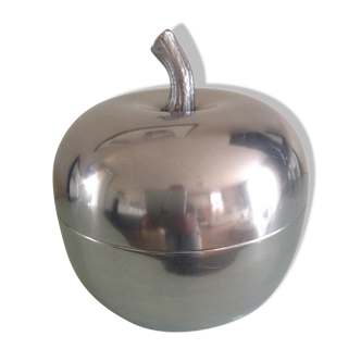 Apple vintage aluminum ice bucket