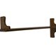 Vintage wall shelve rack bookshelf in oak wood minimalist