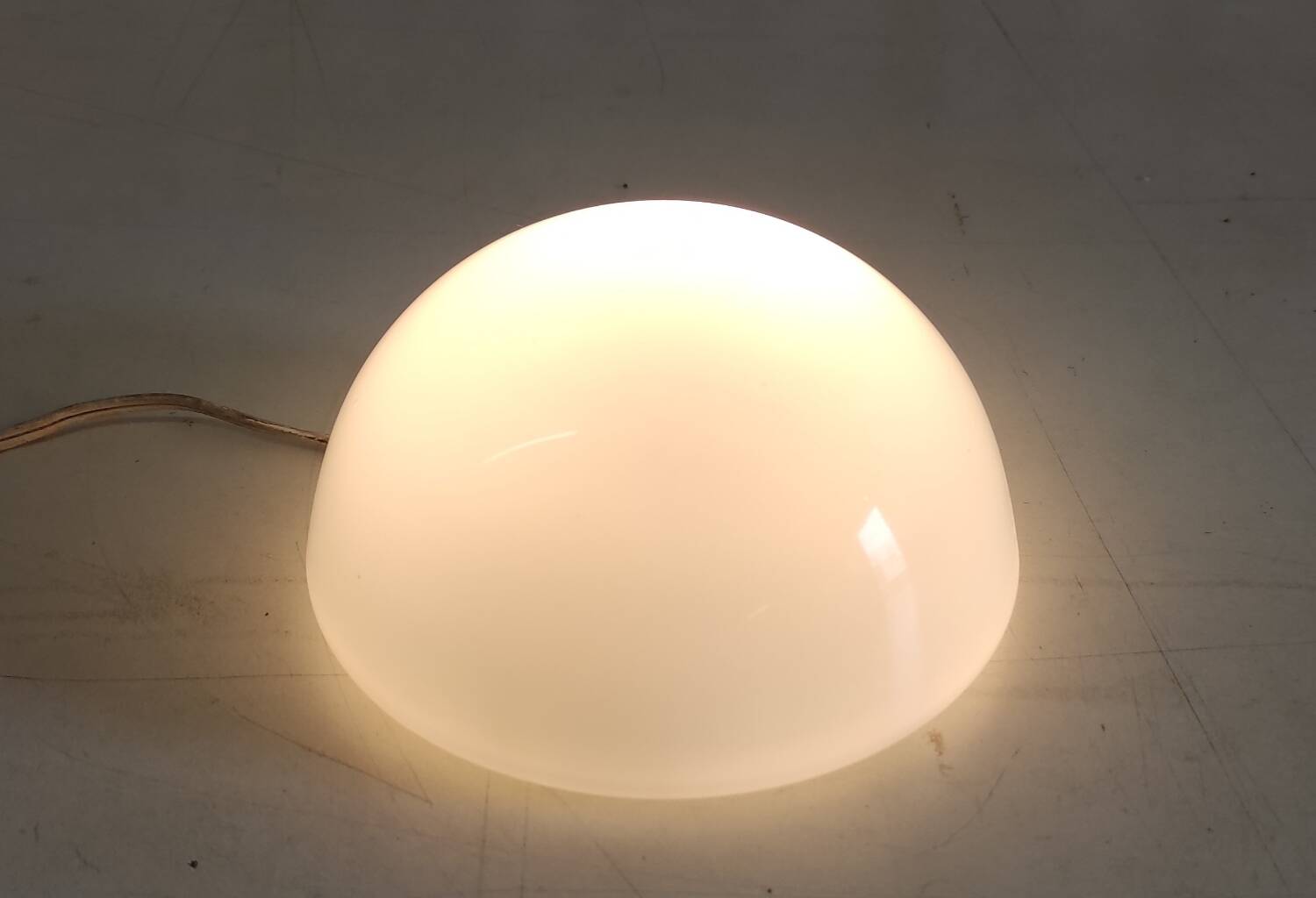 Opaline globe ceiling or wall light 16 cm - mid. 20th century
