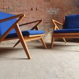 Pair of Danish armchairs Z by Poul Jensen for Selig 1960