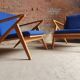 Pair of Danish armchairs Z by Poul Jensen for Selig 1960