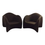 Pair of polyurethane armchairs 1970