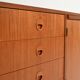 Scandinavian teak sideboard with pull-out shelf, 1960s