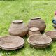 Vannerie, paniers couverts et panières  vintage