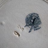 Set of 5 ironstone plates Moulin des Loups & Hamage