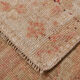 Geometric handmade oushak rug 226x121cm