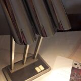 Chromed metal desk lamp 1970s