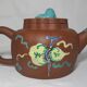 Old small Chinese Yixing terracotta teapot