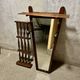 Mid Century mirror coat rack