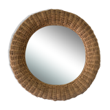 Wicker mirror