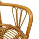 Fauteuil vintage en rotin, style bohème années 70