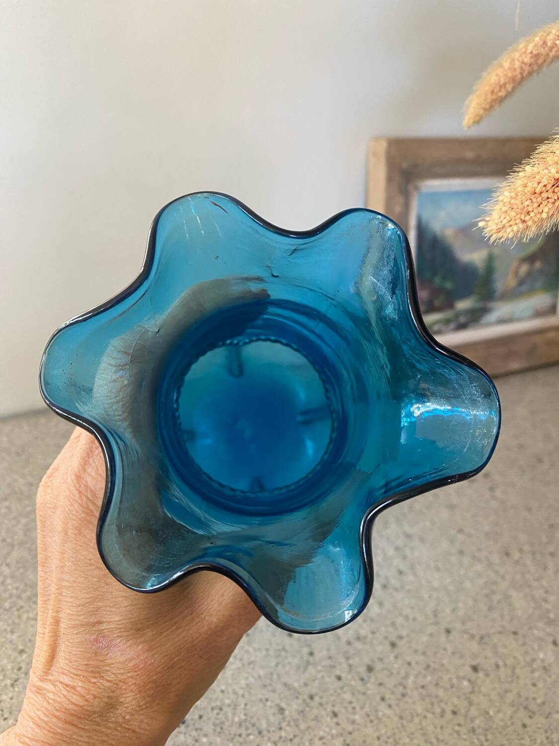 Blue vase