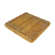 Flat rattan bottom vintage tableware