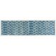 Moroccan Berber Tulu Runner Rug in Light Blue Color. 100 Wool