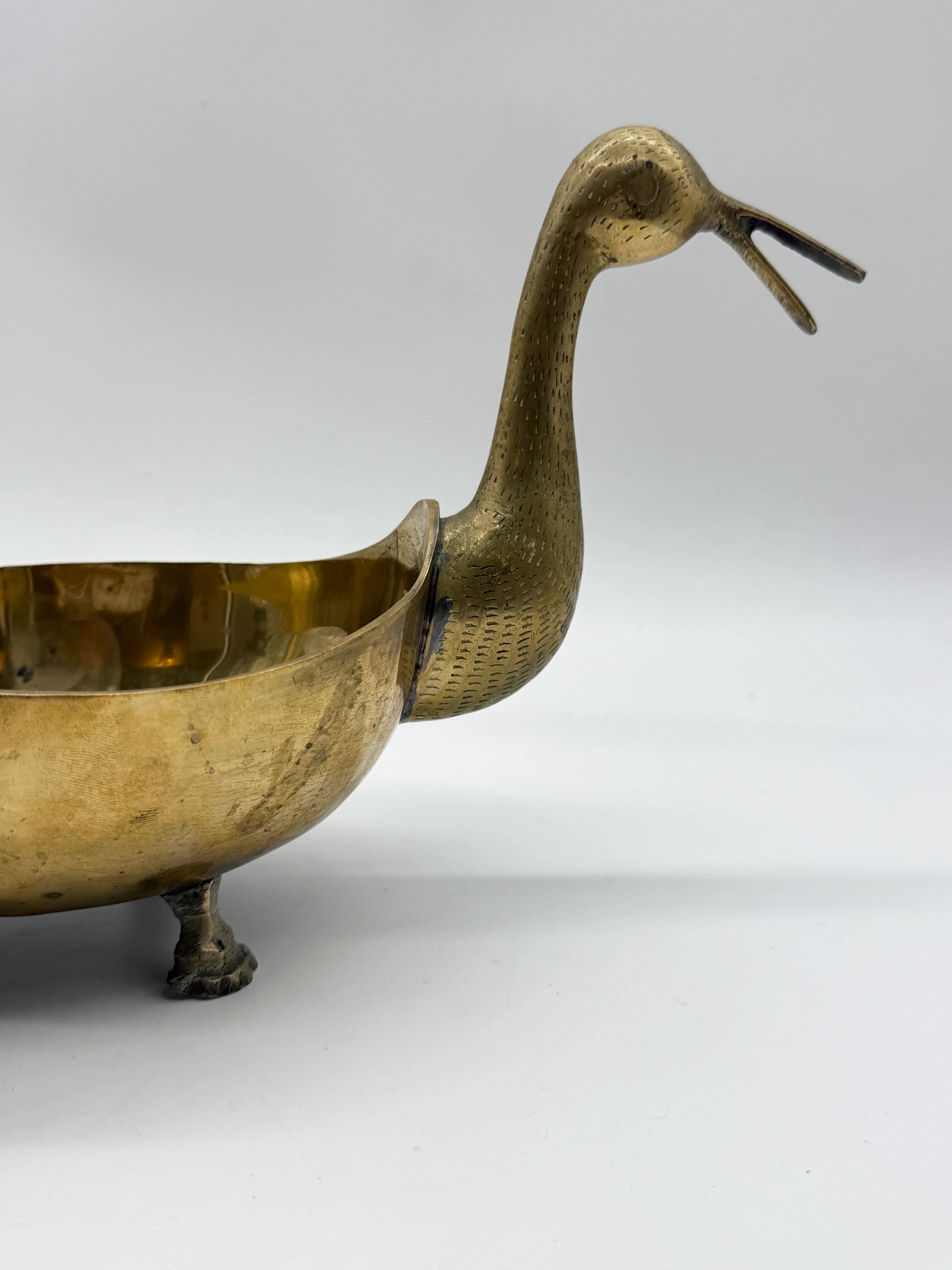 Table centre "ducks" in brass – circa 1950s