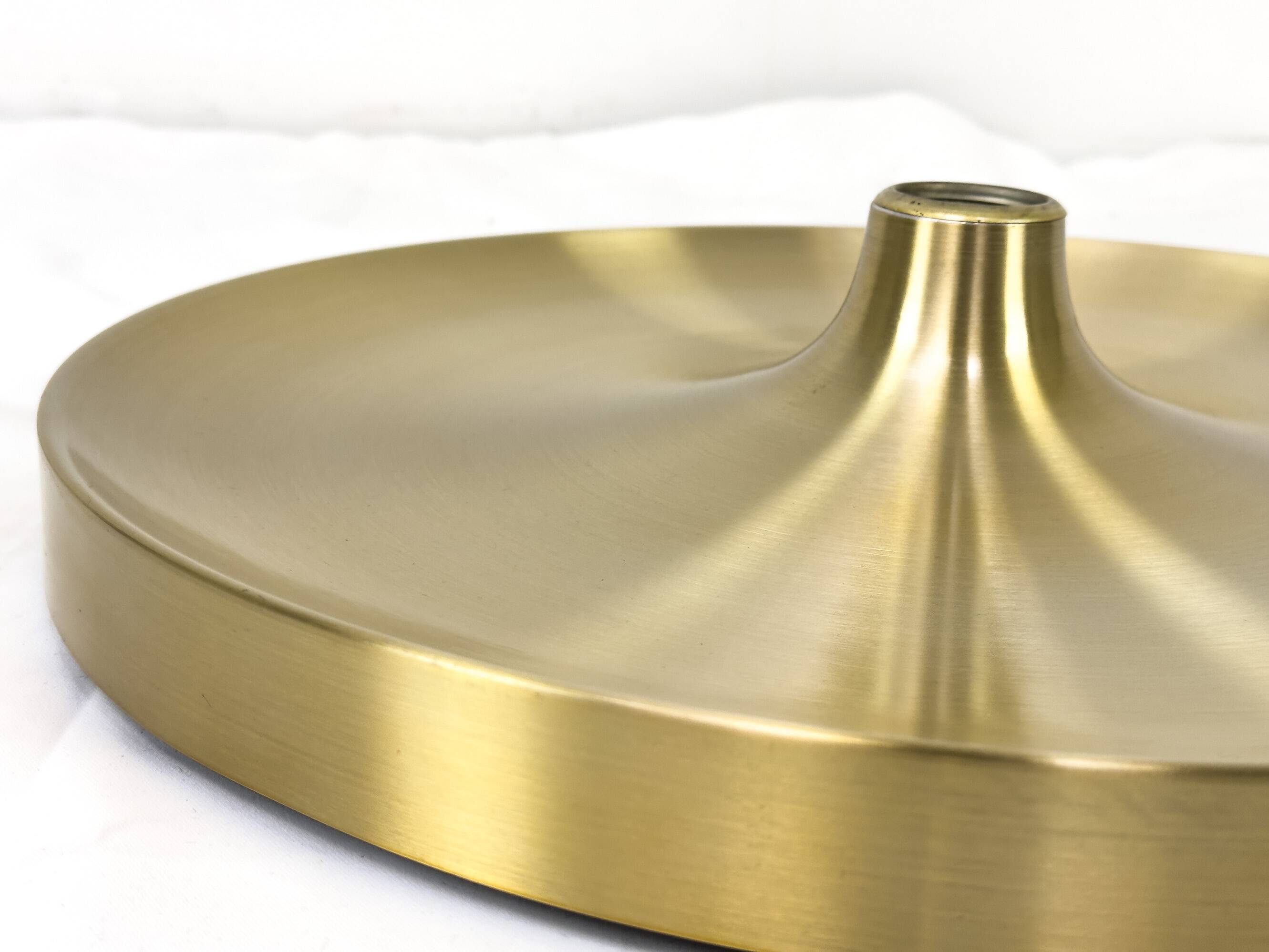 Space Age Brass Wall Sconce from Honsel, 1960s